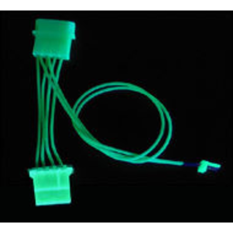 3-Pin to 4-pin Adapter Cable 12 – UV Green