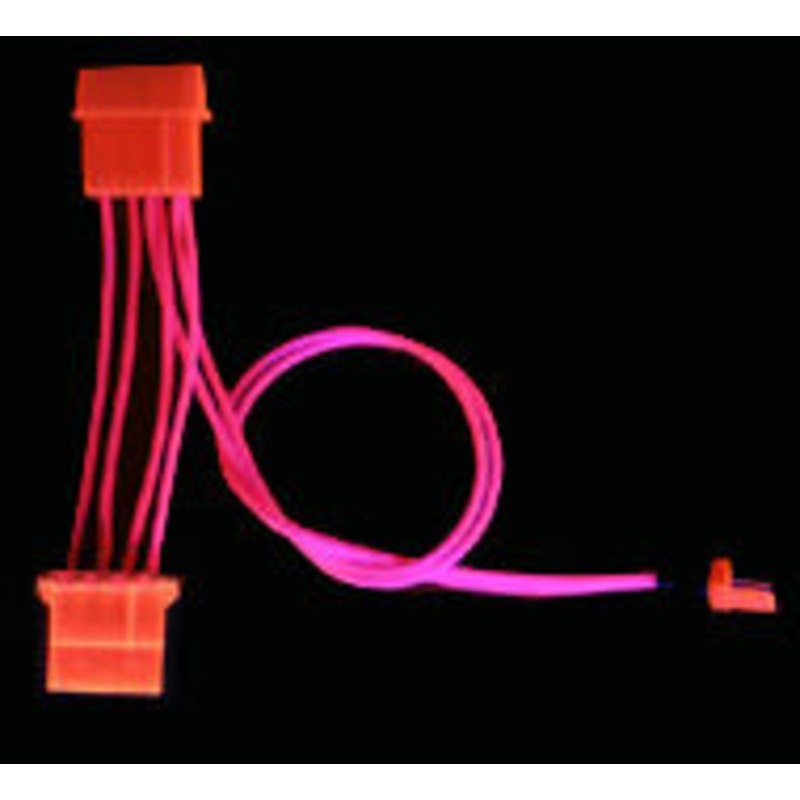 3-Pin to 4-pin Adapter Cable 12 – UV Red