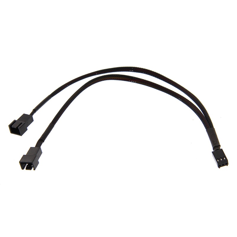 3-Pin Y-Adapter Cable 12 Sleeved