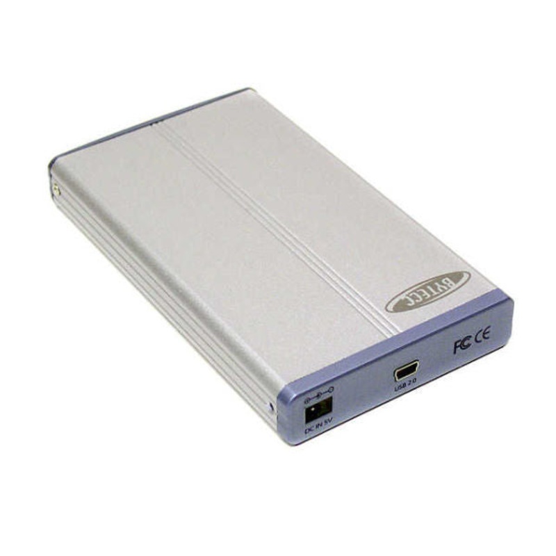 Aluminium 2.5 HDD Mobile External Enclosure with Flashing Cooling Light
