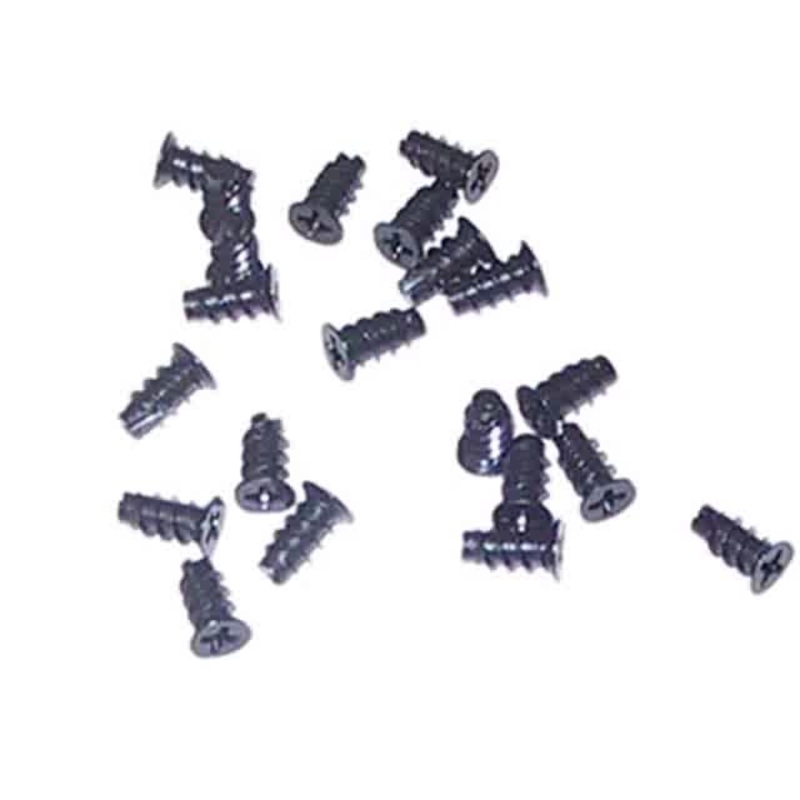 Fan Screws – 3/8in – Black – Set of 4