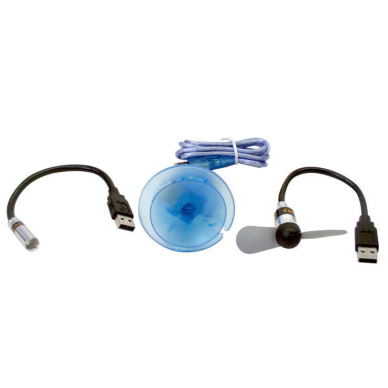 Thermaltake Xjog USB Hub with Fan and Light Series  – Blue Light