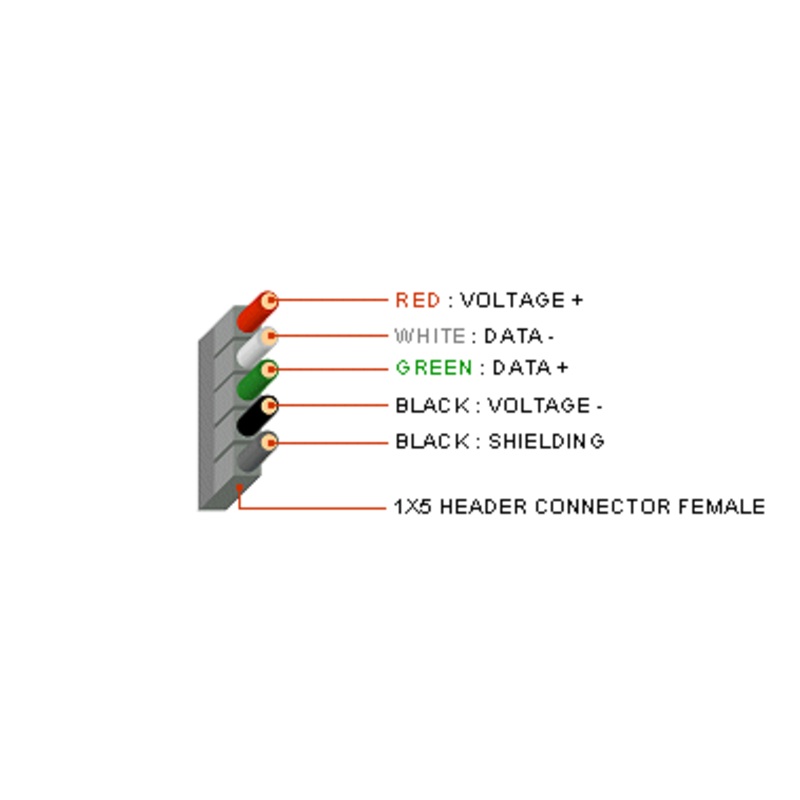 USB Internal Header Extension Cable – 1 x 5pin