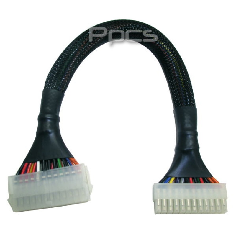 24-Pin (EPS12V) Extension Cable 12 Inches – Sleeved