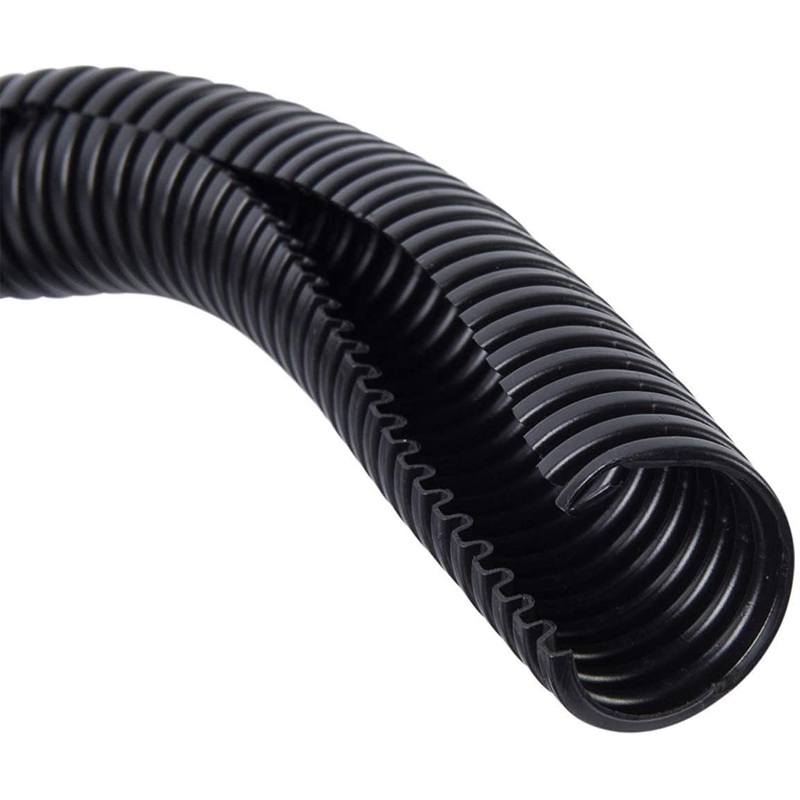 Split Tubing Black Polyethylene .511 In. I.D. w/ .660 In. O.D.
