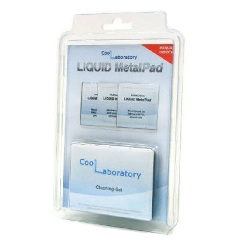 Coollaboratory MetalPad (100% Liquid Metal) Thermal Interface Material – CPU – 3 Pads