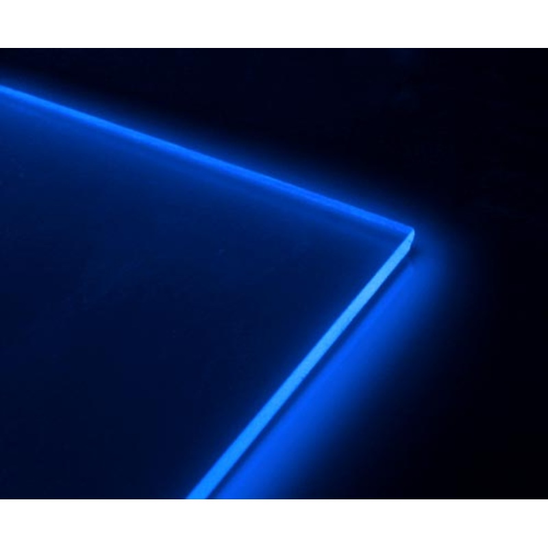 PPCS 1/4 (6mm) 480mm x 480mm UV Blue Acrylic Sheet
