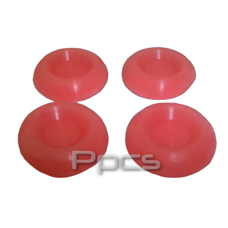 Premium Rubber Feet for PC Cases (4/pkg) – UV Red