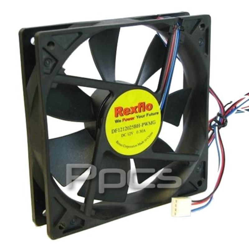 Rexus  120mm Pulse Width Modulated DC Fan – Sleeved
