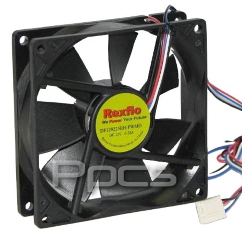 Rexus  92mm Pulse Width Modulated DC Fan – Sleeved