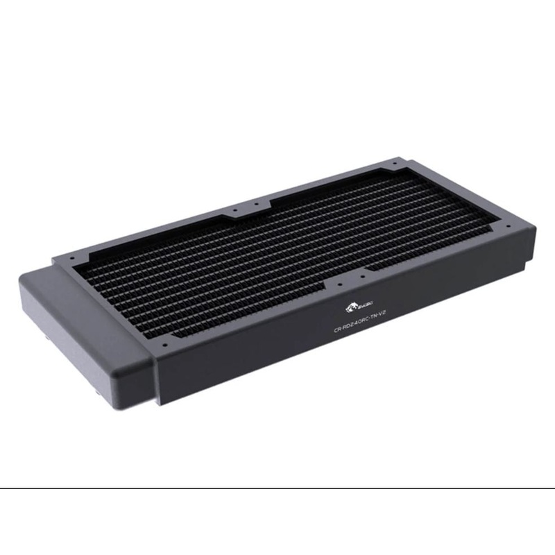 Bykski 240mm x 30mm RC Series Radiator, 120mm x 2, Dual Fan