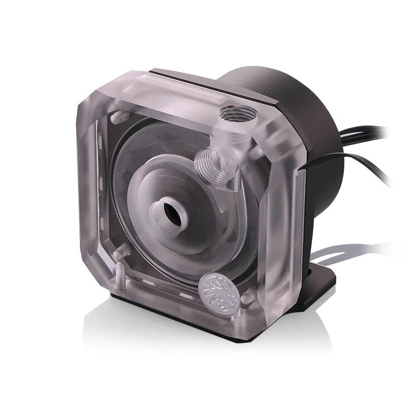 Bykski PMS5 Liquid Cooling 12V Pump – PWM Enabled Version 2 – Black Mount