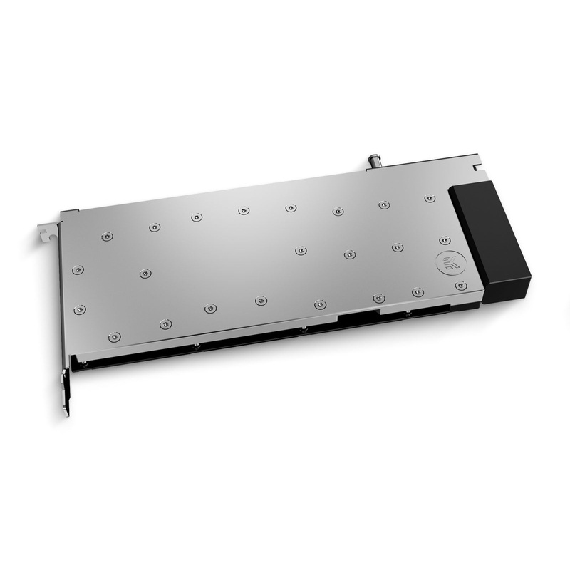 EK-Pro GPU WB H100 Rack – Nickel + Inox