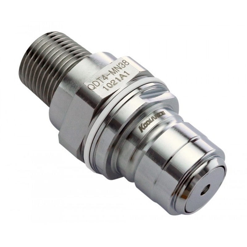 QDT4 EPDM Male Quick Disconnect No-Spill Coupling, Male Threaded, 3/8 NPT