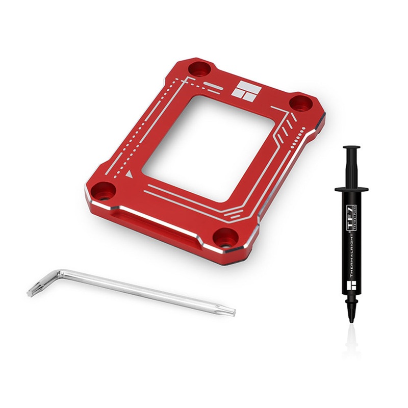 Thermalright LGA1700-BCF 12th CPU Bending Corrector Frame (includes tool and paste) – Red