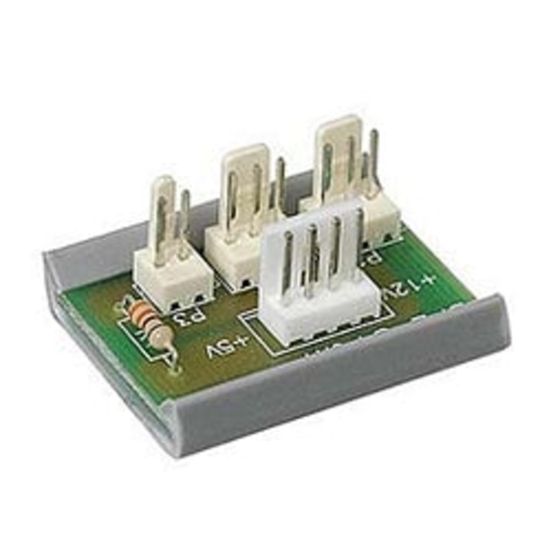 PPCS Small Circuit 4-pin Floppy Converter To 2 x 3-pin/1×2-pin
