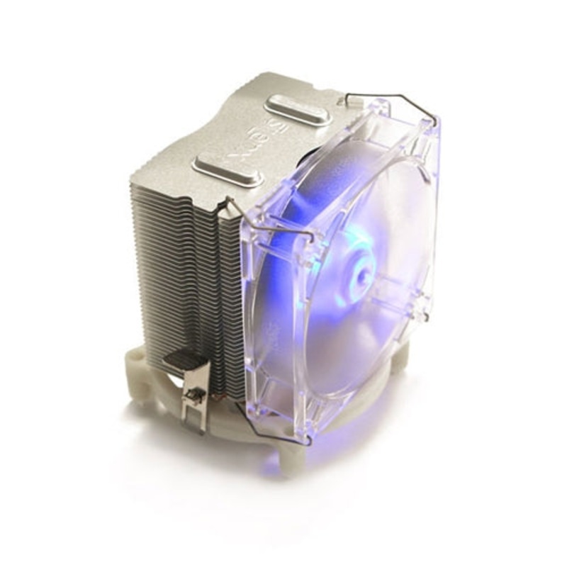SilenX IXC-92HA1 92mm Blue LED Copper/Aluminum Silent CPU Cooler – Sleeved