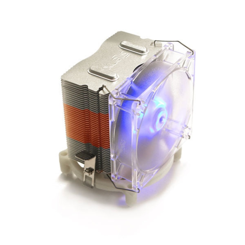 SilenX IXC-92HCA1 92mm Blue LED Copper/Aluminum Silent CPU Cooler – Sleeved