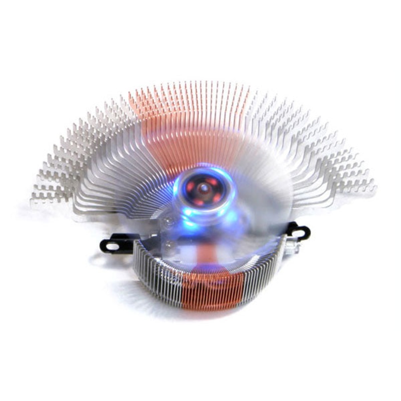 SilenX IXG-80CA 80mm Copper/Aluminum LED GPU Heatsink for ATI and Nvidia