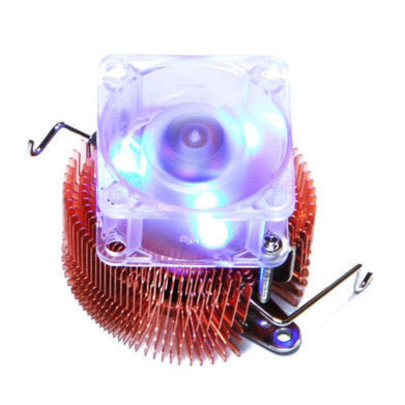 SilenX IXN-40C 40mm Copper Blue LED Chipset Heatsink – Sleeved