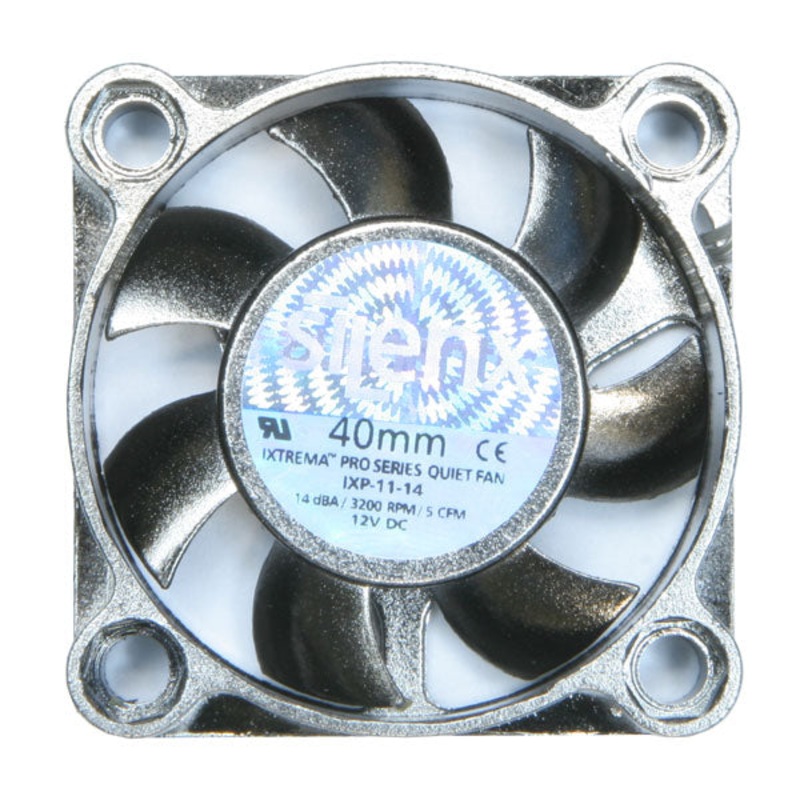 SilenX IXP-11-14 Ixtrema Pro 40mm x 10mm 14dBA 5CFM Fan – Sleeved