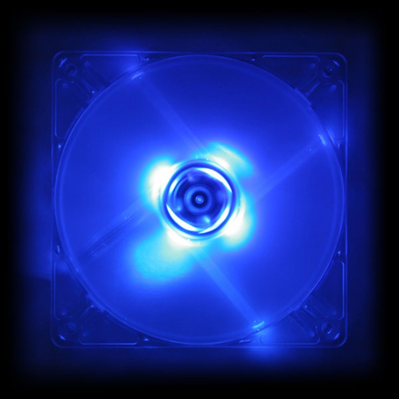 SilenX IXP-74-14 Ixtrema Pro 120mm x 25mm 14dBA 72CFM Fan w/ Blue LED’s – Sleeved