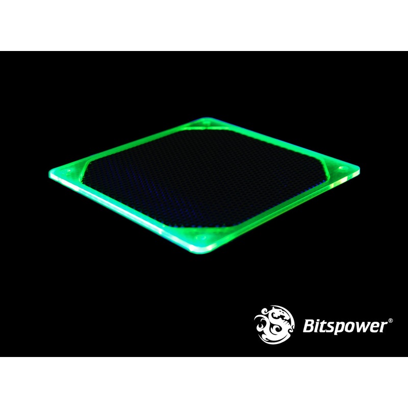 Bitspower UV Mesh Radguard 120 (1 x 120mm) – UV Green