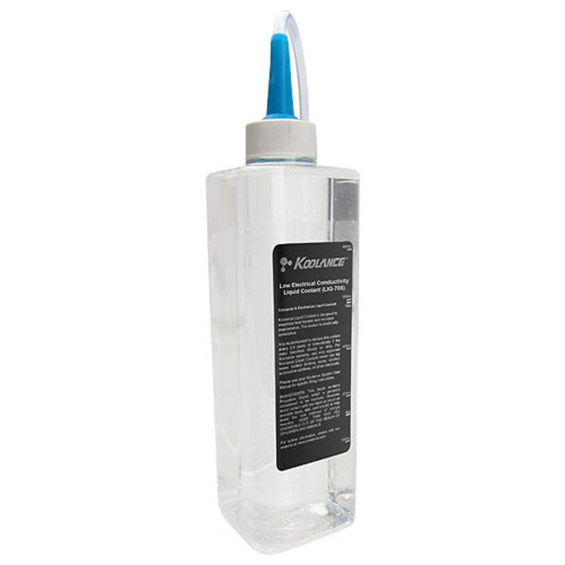 Koolance Liquid Coolant Bottle, Low-Conductivity, 700mL (Colorless)