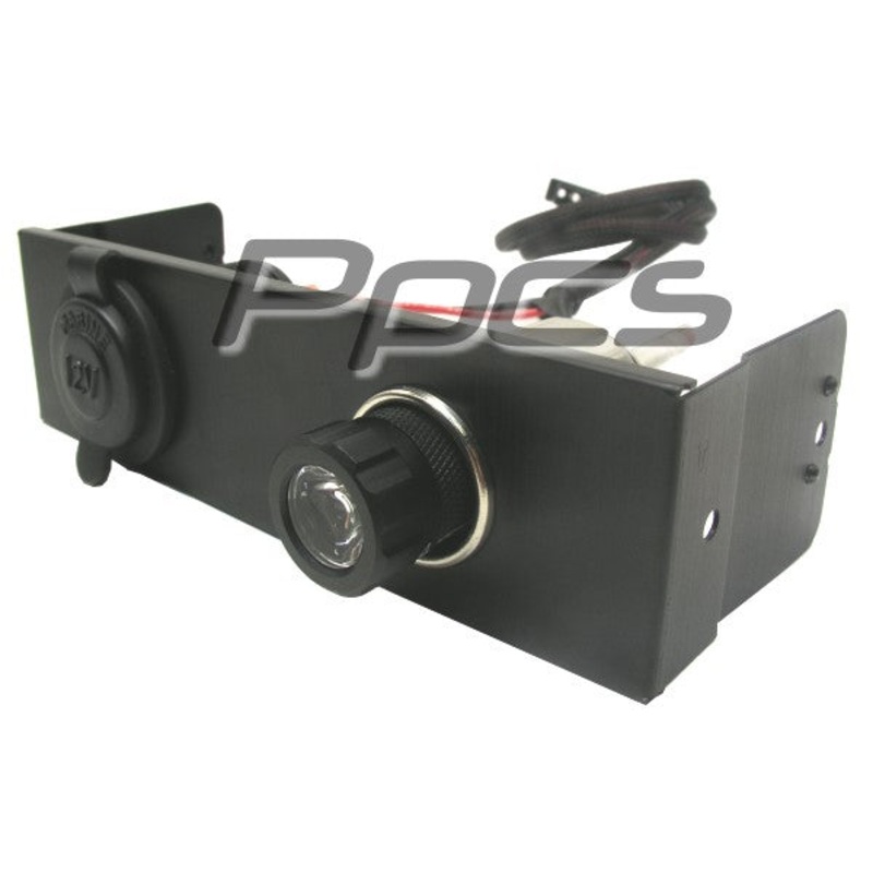 Lian Li 5.25 Bay Mount w/12V Marine Grade Port & LED Rechargeable Spotlight