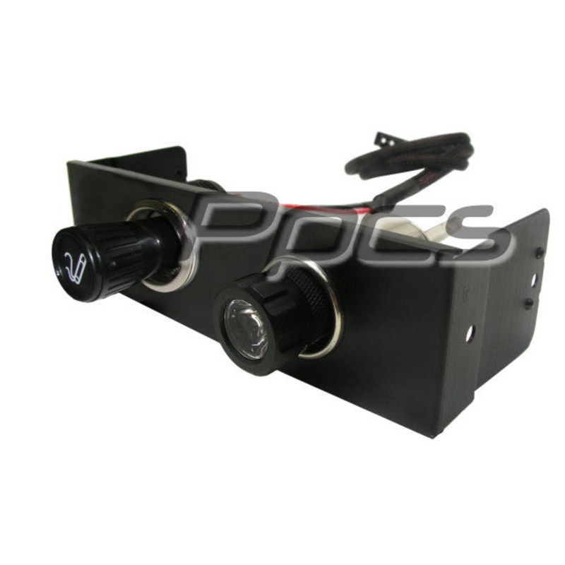 Lian Li 5.25 Bay Mount w/ LED Rechargeable Spotlight & Cigarette Lighter