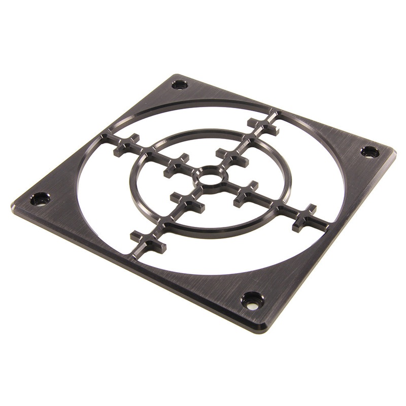 MNPCTech 120mm Machined Billet Theme Fan Grill – Targeted – Black