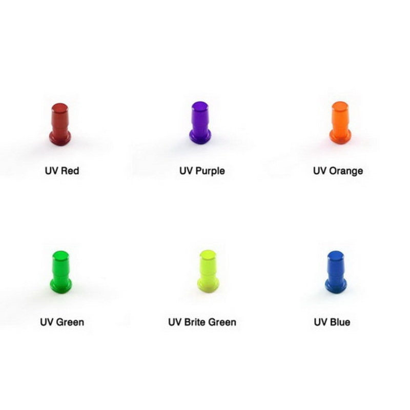 Primochill Polypropylene Insert Plug 3/8 – UV Colors