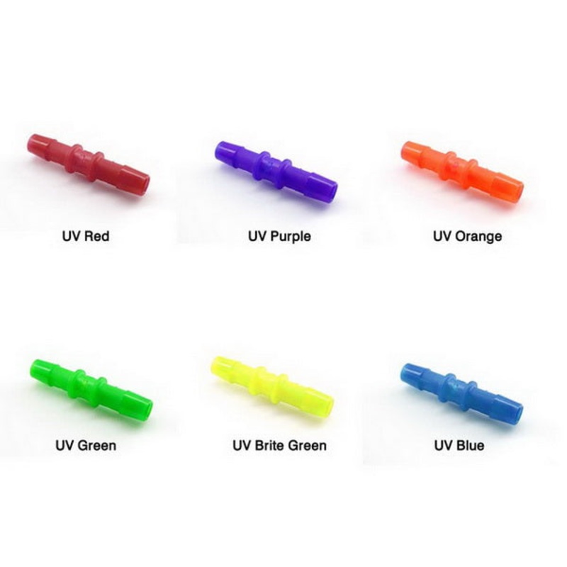 Primochill Polypropylene Tubing Coupler 3/8 – UV Colors