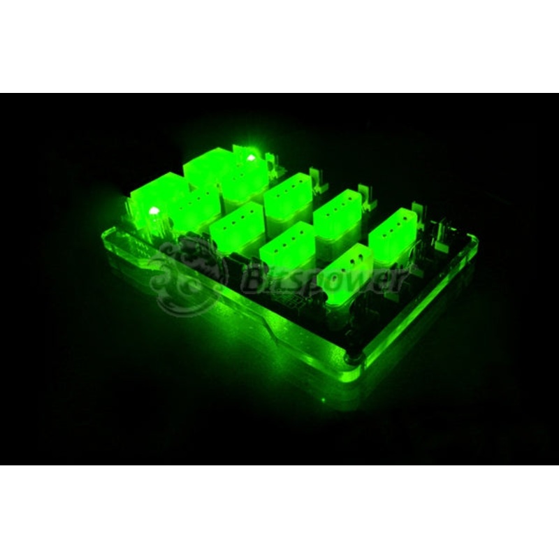 Bitspower X-Station Power-Extension II – Male Version – Green