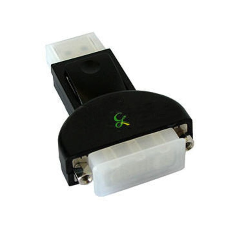 DisplayPort to DVI Female Converter with LED