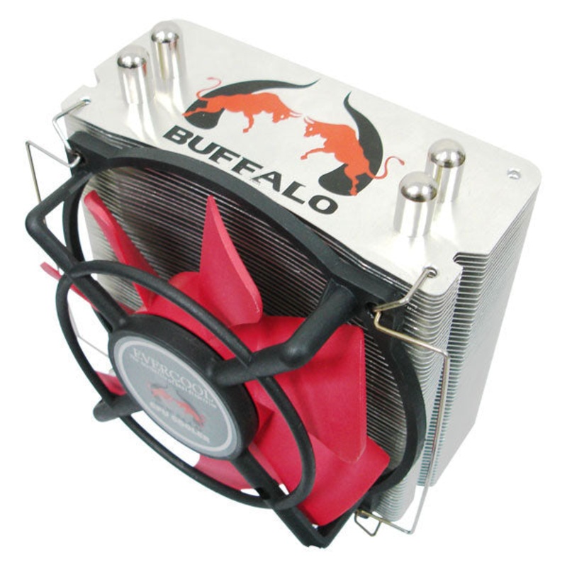 Evercool Buffalo Dual 6 Heat Pipe Cooler w/ 100mm Fan – Sleeved