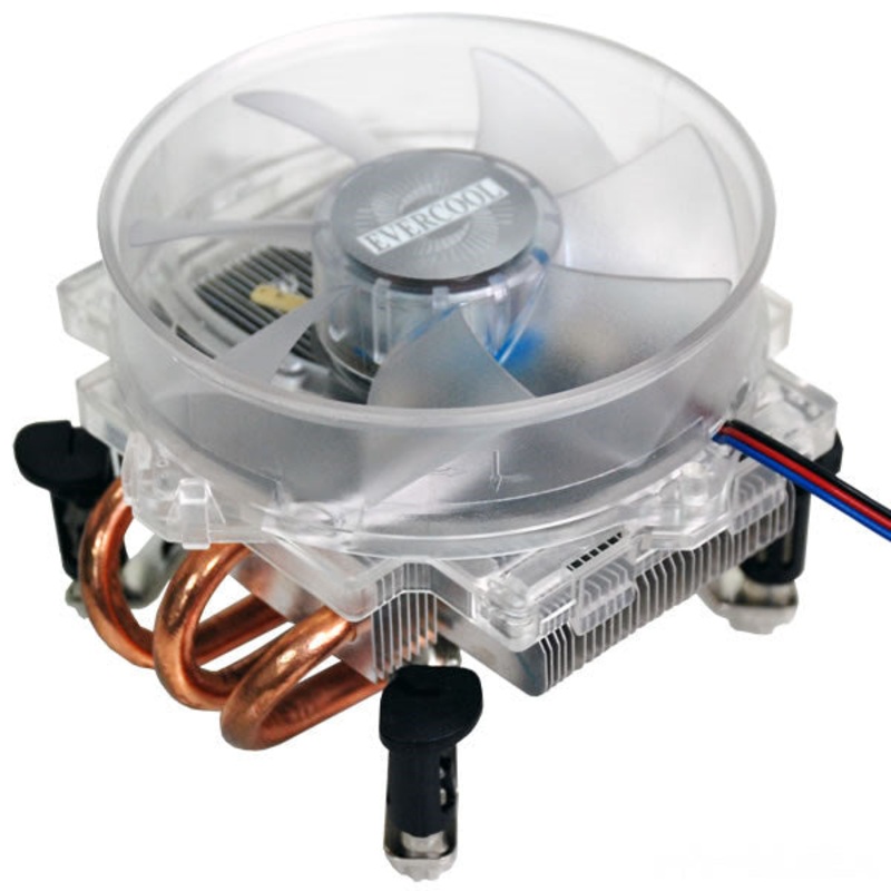 Evercool HPH-9525EA Direct Touch Heat Pipe CPU Cooler- Sleeved