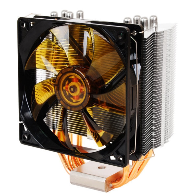 CoGage True Spirit Heatpipe CPU Cooler with 120mm PWM Silent Fan for Intel LGA1366