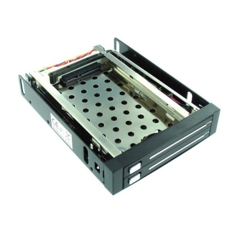 Evercool 3.5in Bay Trayless Mobile Rack for Dual 2.5in SATA HDD Hard Drives