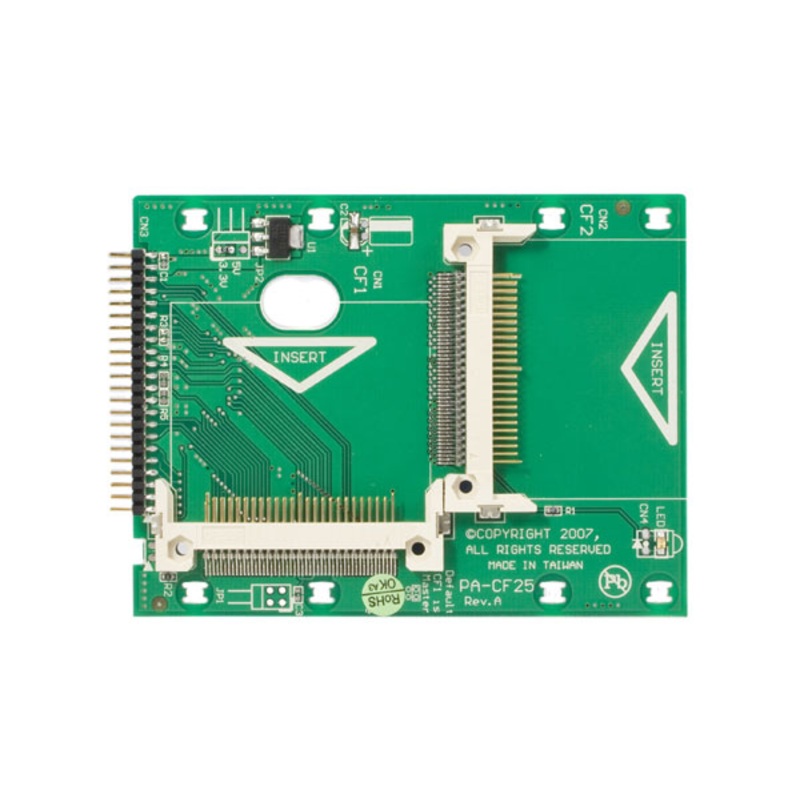 StarTech 2.5in IDE to Dual Compact Flash SSD Adapter Card