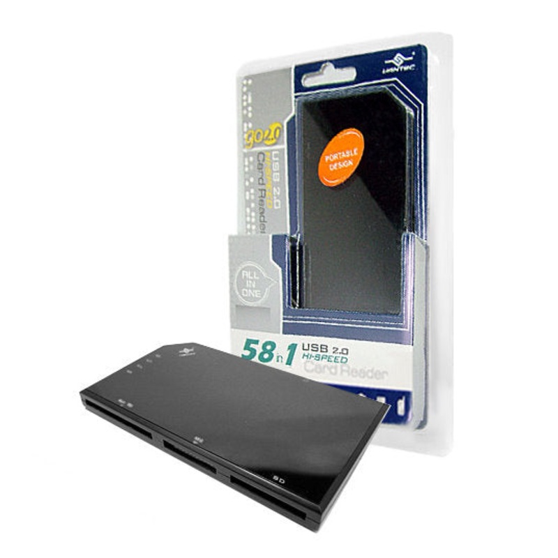 Vantec Go 2.0 58-in-1 USB 2.0 Card Reader