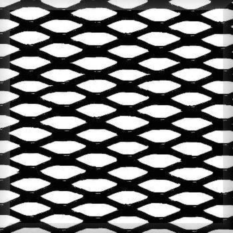 Custom Speaker Grill – 1” x 5/16” Expanded – Black