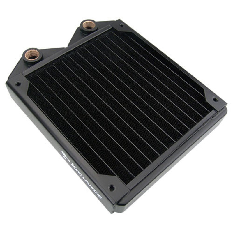 Koolance Radiator, 1x140mm, Copper (High Flow) [no nozzles]