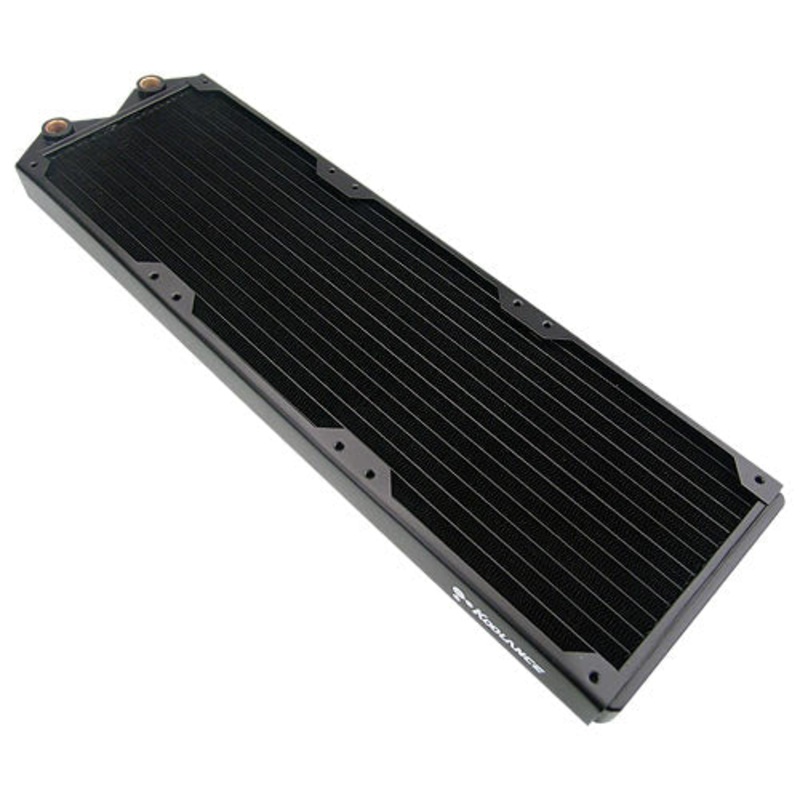 Koolance Radiator, 3x140mm, Copper (High Flow) [no nozzles]