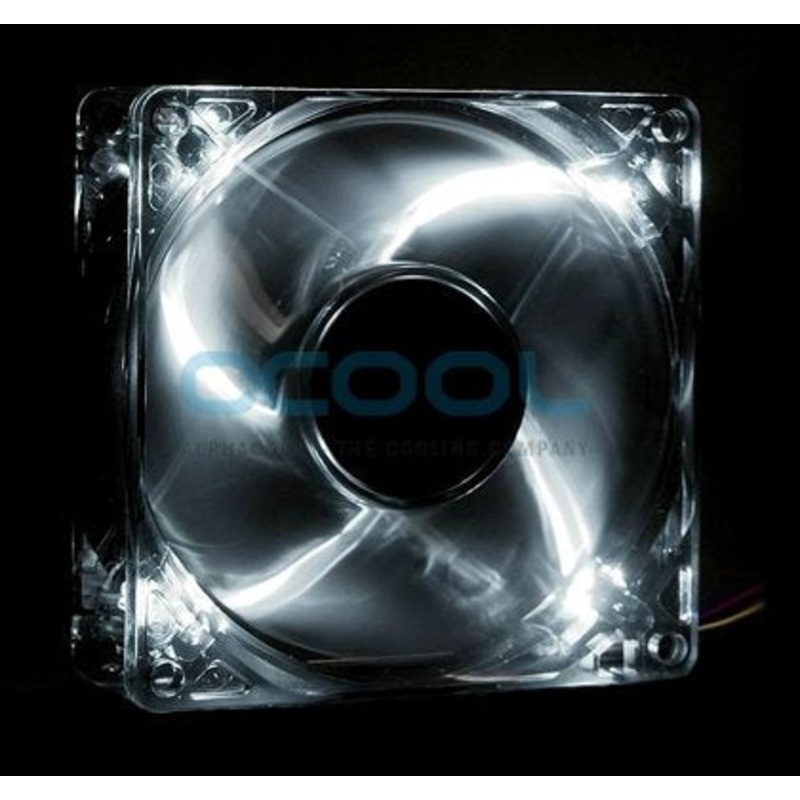 Revoltec Quad LED 120mm Case Fan – Dark Grey – Sleeved