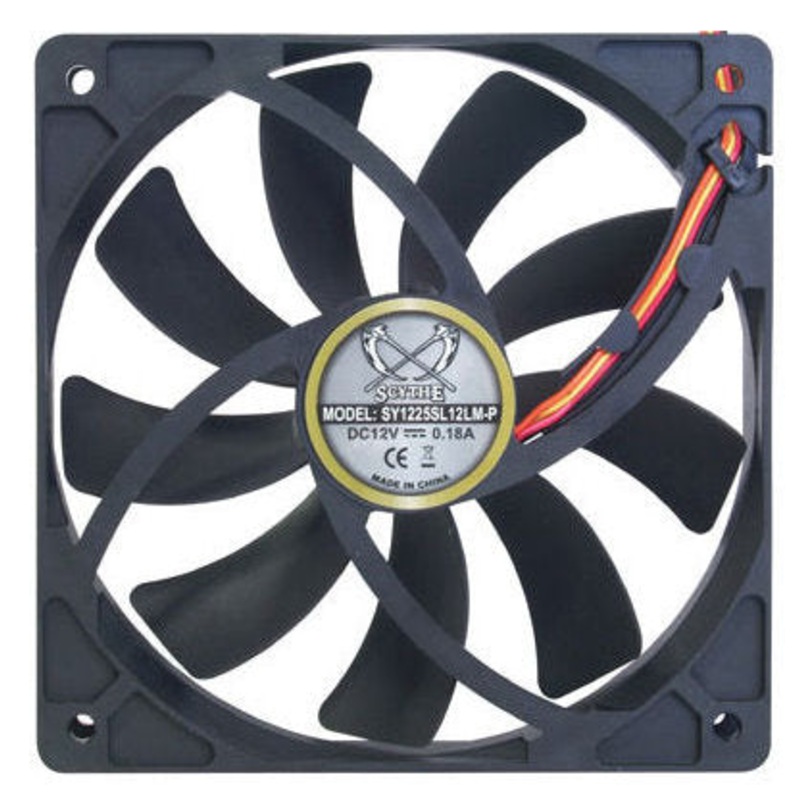 Scythe SLIP-STREAM PWM 120x25mm Case Fan – Sleeved