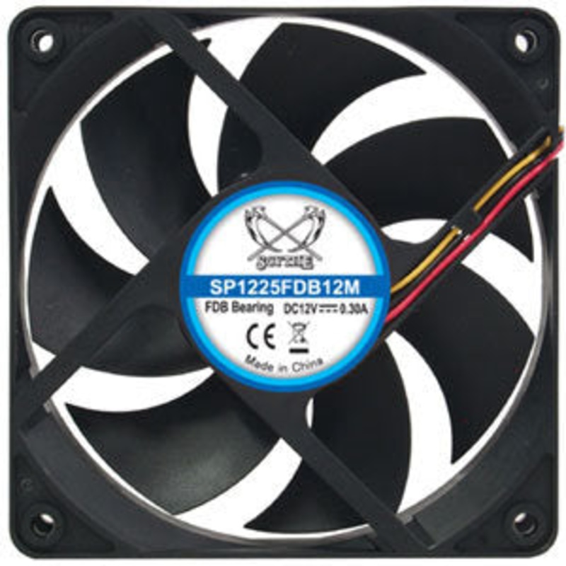 Scythe SP1225FDB12M Kama Flow2 Series 120mm Case Fan – Medium Speed