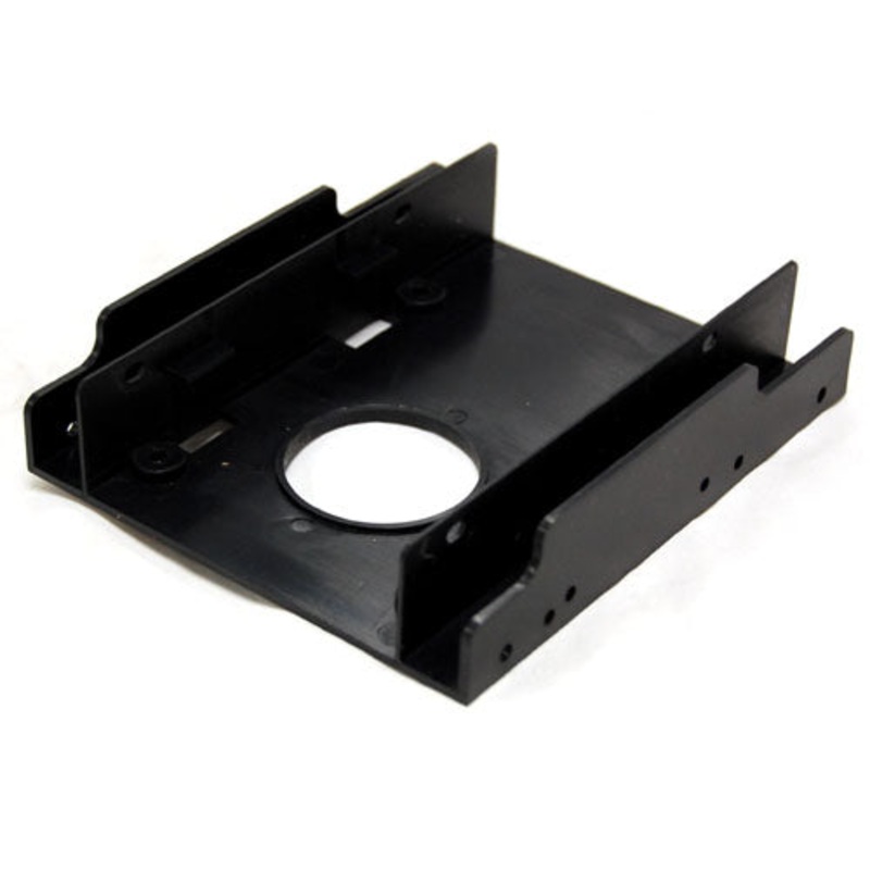 Bytecc 2.5 Inch HDD/SSD Mounting Kit For 3.5 Drive Bay or Enclosure – Black