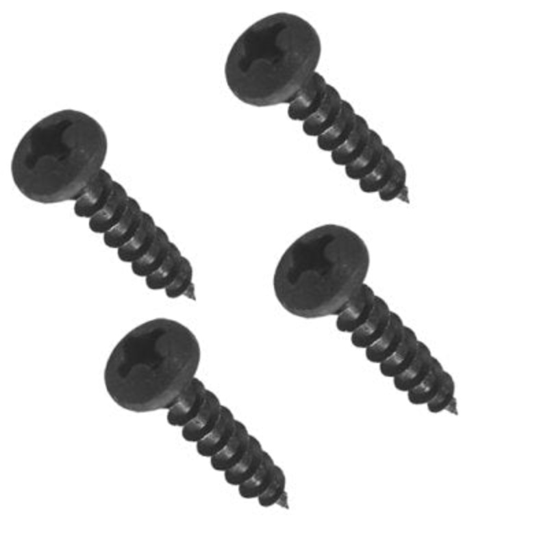 Fan Screws – #6 X 3/8 Black Oxide – Set of 4