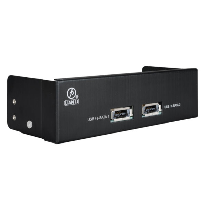 Lian Li BZ-U05B  5.25 Bay Device with Dual eSATA/USB Combo Ports